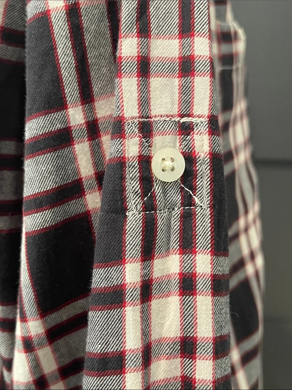 Ralph Lauren Plaid Preppy Cotton Button Down Shirt With Roll Tab Sleeve Size L - Picture 5 of 8